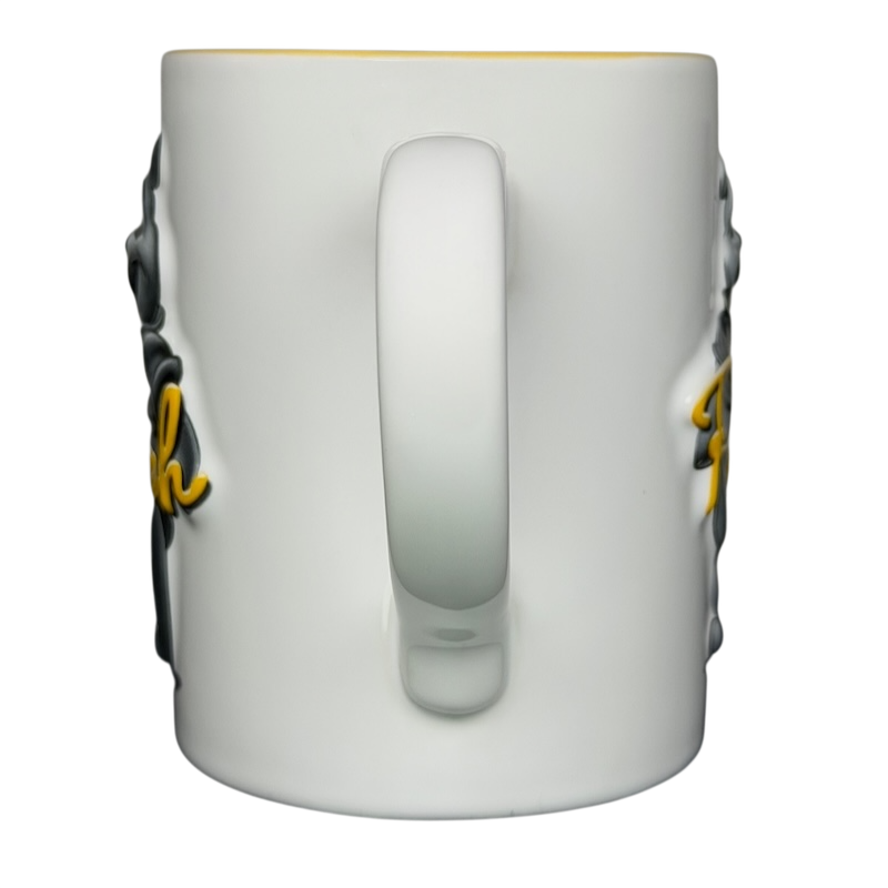 Winnie The Pooh Embossed Mug Disney featuring a classic Pooh design and comfortable handle.
