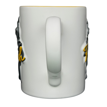 Winnie The Pooh Embossed Mug Disney featuring a classic Pooh design and comfortable handle.