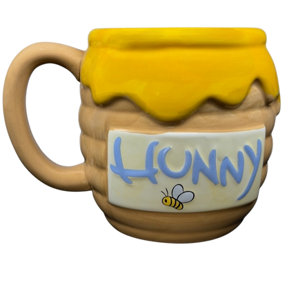 Disney Winnie the Pooh Hunny 3D mug featuring a bee and honeycomb design