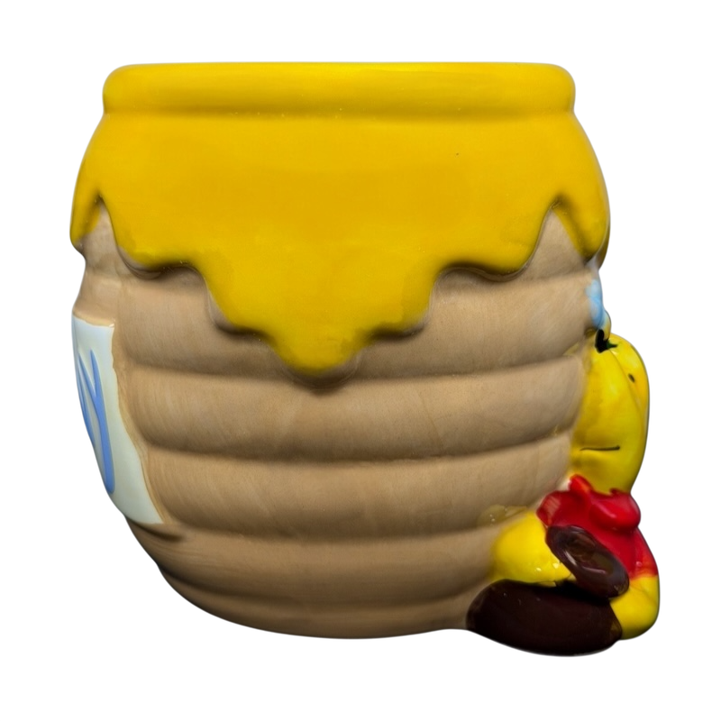 Disney Winnie the Pooh Hunny 3D mug featuring a honey pot design with Pooh character detail