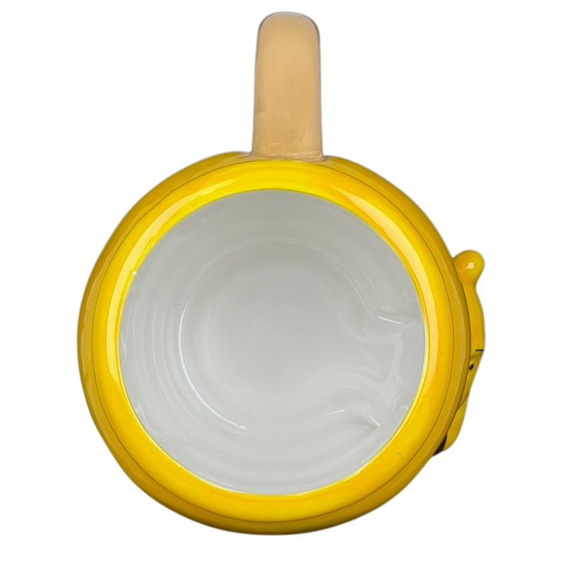 Winnie the Pooh Hunny 3D mug in bright yellow with a cute honey pot design and handle