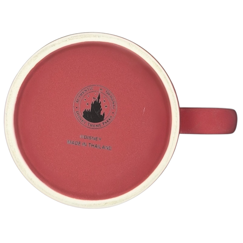 Grumpy Snow White Dwarf Etched Mug Disneyland showcasing detailed design from the bottom view