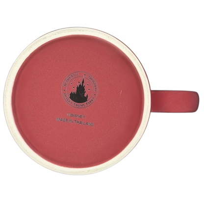 Grumpy Snow White Dwarf Etched Mug Disneyland showcasing detailed design from the bottom view