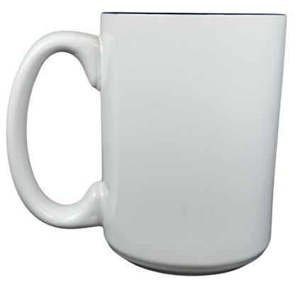 Plain white mug designed for the Disneyland Happiest Homecoming on Earth mug collection