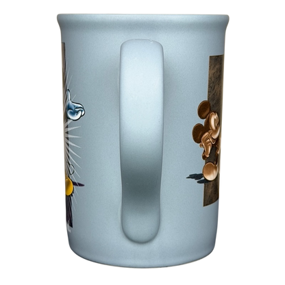 Disney Mickey Mouse 5 Poses Disneyland Mug featuring vibrant character designs and a playful theme