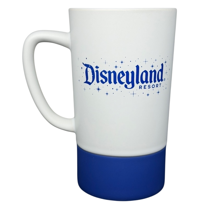 Disneyland Resort Sleeping Beauty Castle Fireworks Mug Disney featuring a blue and white design