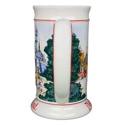Disneyland Sleeping Beauty Castle Main Street USA Stein Mug with colorful artwork and a sturdy handle