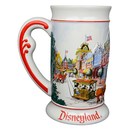 Disneyland Sleeping Beauty Castle Main Street USA Stein Mug featuring iconic scene from the park