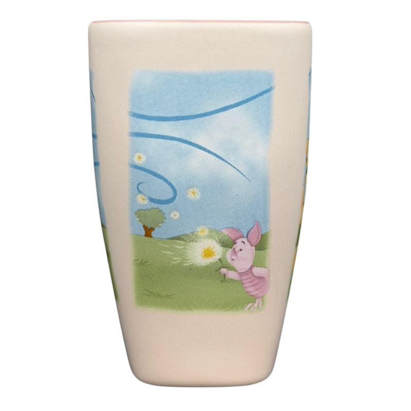 Disneyland Winnie the Pooh Make A Wish vintage mug featuring Piglet in a whimsical landscape