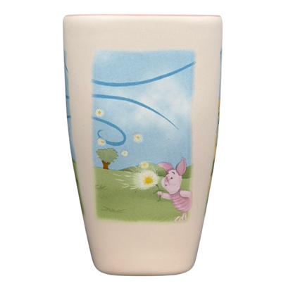 Disneyland Winnie the Pooh Make A Wish vintage mug featuring Piglet in a whimsical landscape