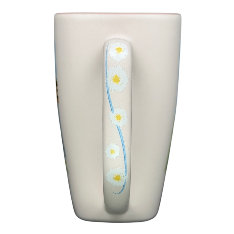Disneyland Winnie the Pooh Make A Wish vintage mug featuring a delicate floral design