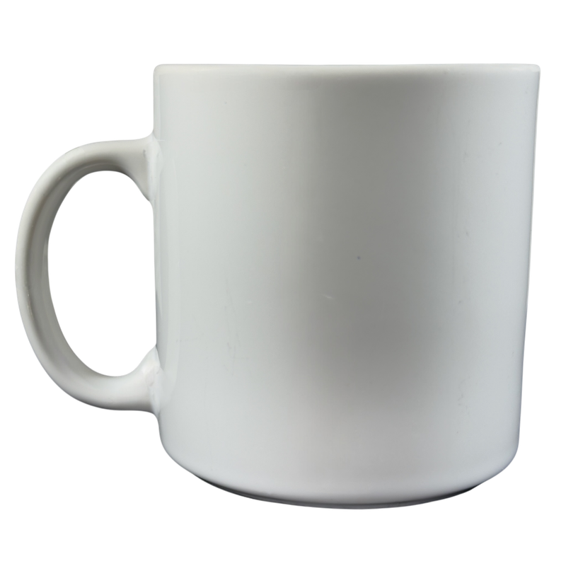 Brinker Ink do not feed the bears vintage mug in classic white design, perfect for coffee lovers
