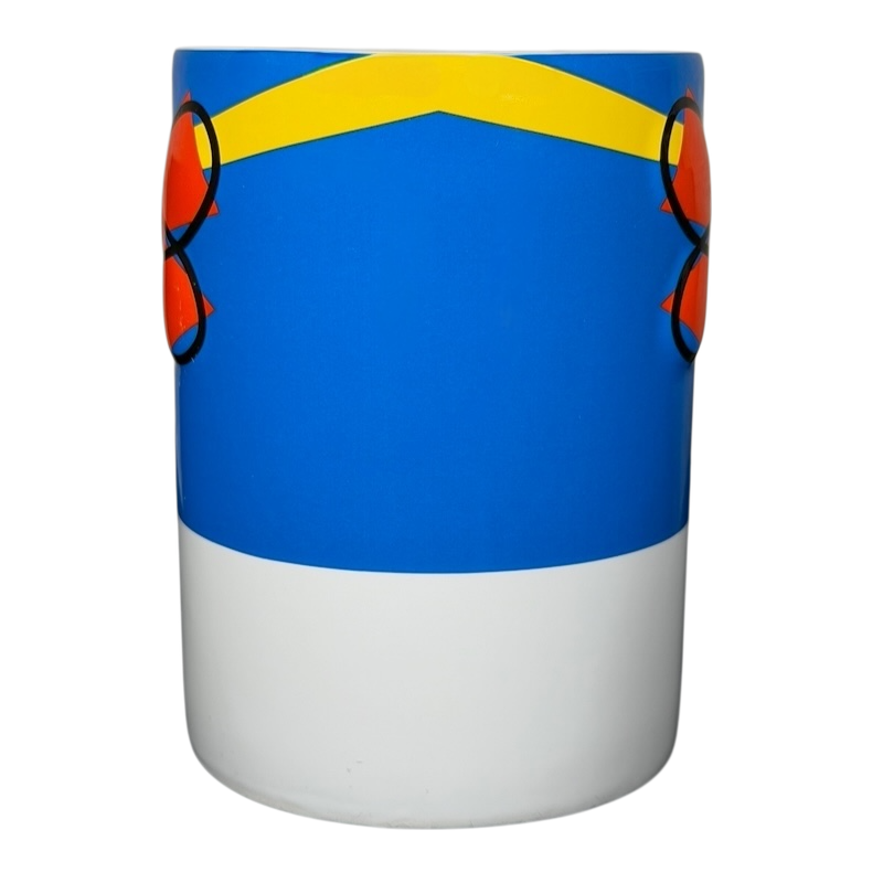 Disney Donald Duck Bow collectible mug featuring vibrant colors and iconic design