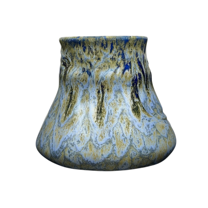 Doug Wylie Whale Tail Handle Mug with unique blue and gold marbled design for coffee lovers