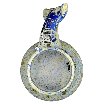 Doug Wylie Whale Tail Handle Mug with a unique design featuring blue and gold tones