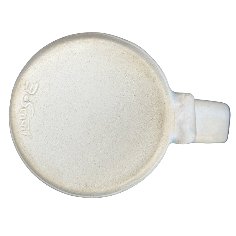 Dulcie Lindsoe-Johansen Mt. Hood pottery mug with a smooth, minimalist design and a comfortable handle