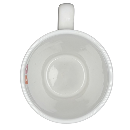 Dunkin Donuts CALIFORNIA Mug featuring a clean white interior design, perfect for coffee lovers