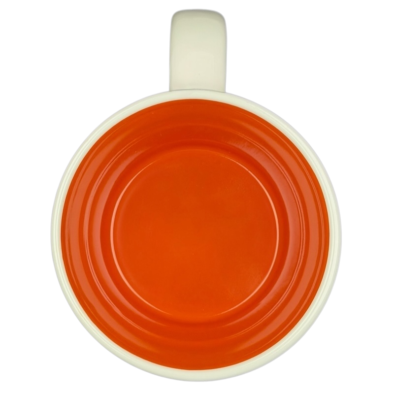 Dunkin' Donuts Cape Cod vintage Mug with classic design and orange interior for coffee lovers