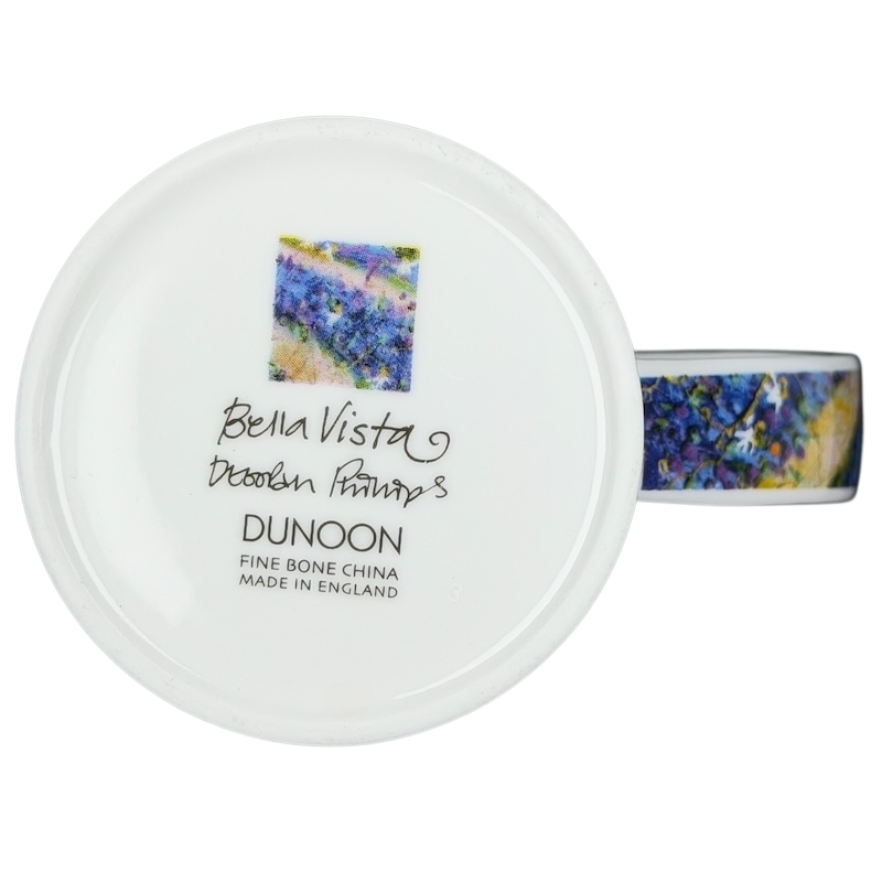 Bella Vista Deborah Phillips Mug Dunoon in fine bone china with colorful floral design, made in England