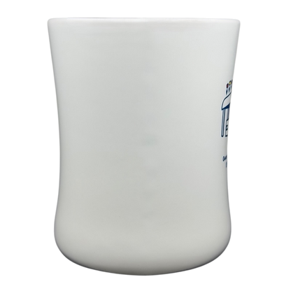 Dutch Bros Coffee Guaranteed To Satisfy Mug in a sleek white design for daily coffee enjoyment