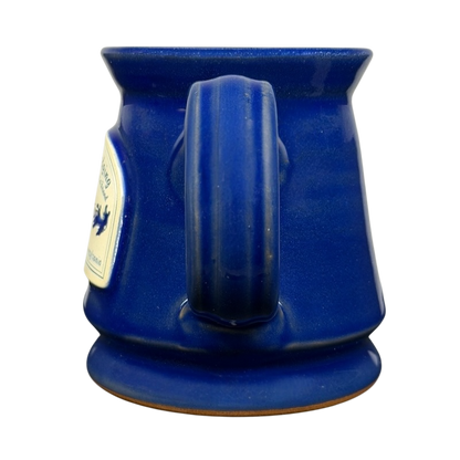East Shore Lodging Deneen mug Lake Wallenpaupack in deep blue stoneware with a sturdy handle