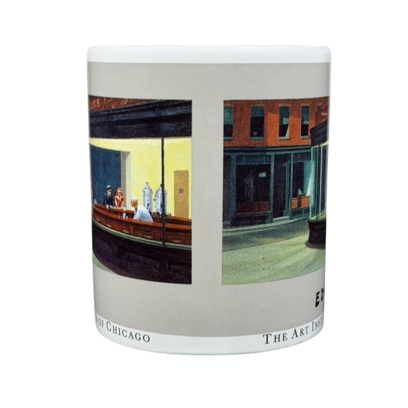 Copco Edward Hopper Nighthawks mug featuring iconic diner artwork for art lovers