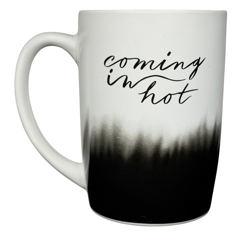 Coming In Hot FabFitFun Mug Ayesha Curry with stylish black gradient design