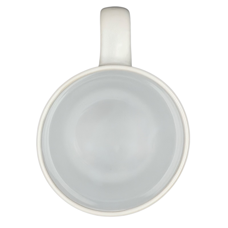 Interior view of the Coming In Hot FabFitFun Mug Ayesha Curry showcasing a smooth, minimalist design