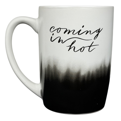 Ayesha Curry Coming In Hot FabFitFun Mug with a stylish black and white ombre design