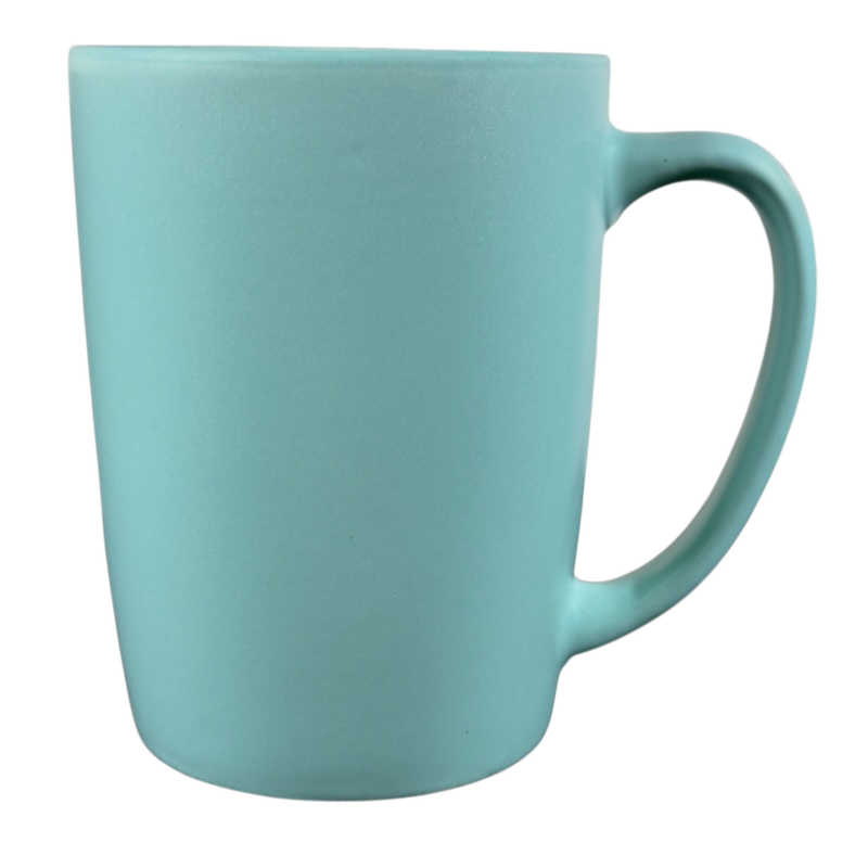 I'd Rather Be In Bed FabFitFun Mug Ayesha Curry in a soft teal color with a comfortable handle