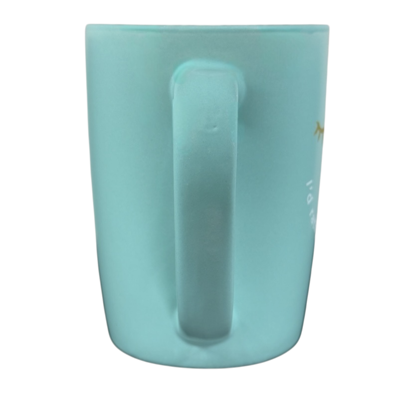 I'd Rather Be In Bed FabFitFun Mug Ayesha Curry in teal color with a comfortable handle