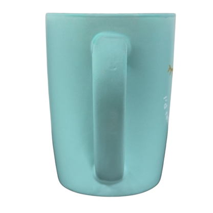 I'd Rather Be In Bed FabFitFun Mug Ayesha Curry in teal color with a comfortable handle