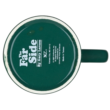 The Far Side Santa closet vintage mug featuring iconic artwork by Gary Larson