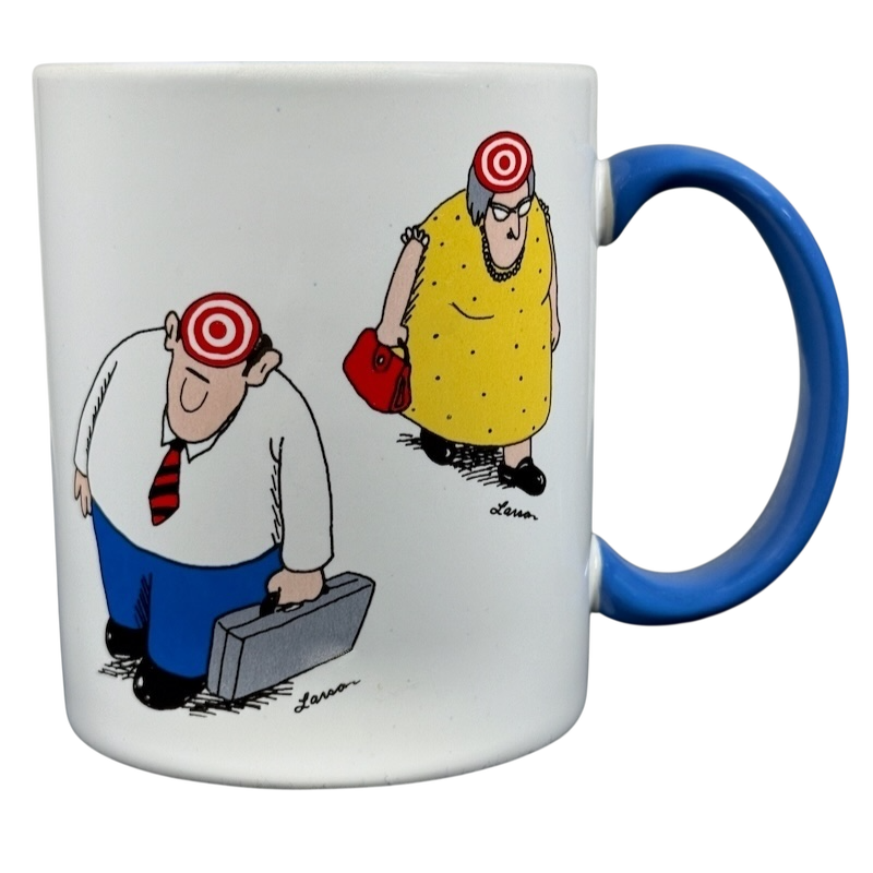 Far Side You Are Mine All Mine vintage mug featuring quirky cartoon characters in humorous design