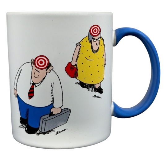 Far Side You Are Mine All Mine vintage mug featuring quirky cartoon characters in humorous design