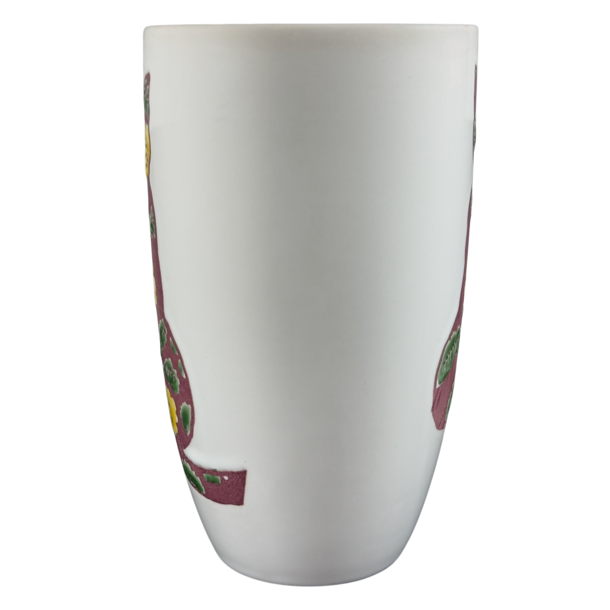 Floral Cat Silhouette Coffee Mug featuring an elegant design and vibrant colors perfect for cat lovers