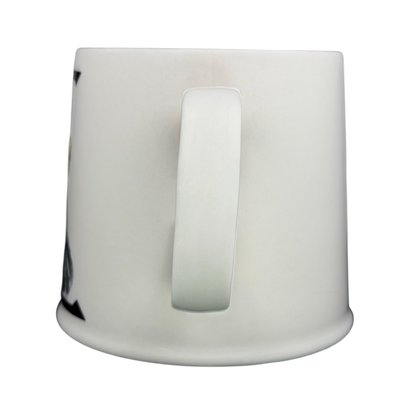 Florence Balducci Cat Monogram Initial Mug Anthropologie with a sleek white design and sturdy handle