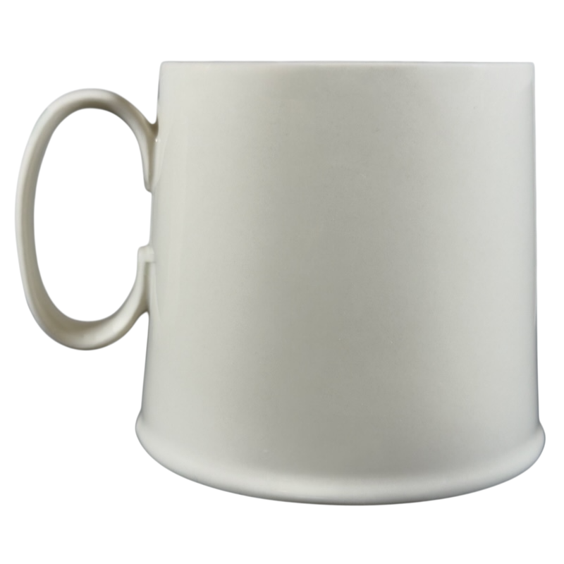 Florence Balducci monogram mug in white ceramic, perfect for personalized gifting or everyday use