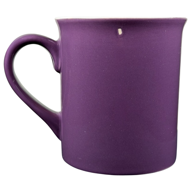 Follow Your Heart collectible THL purple mug with a glossy finish and comfortable handle