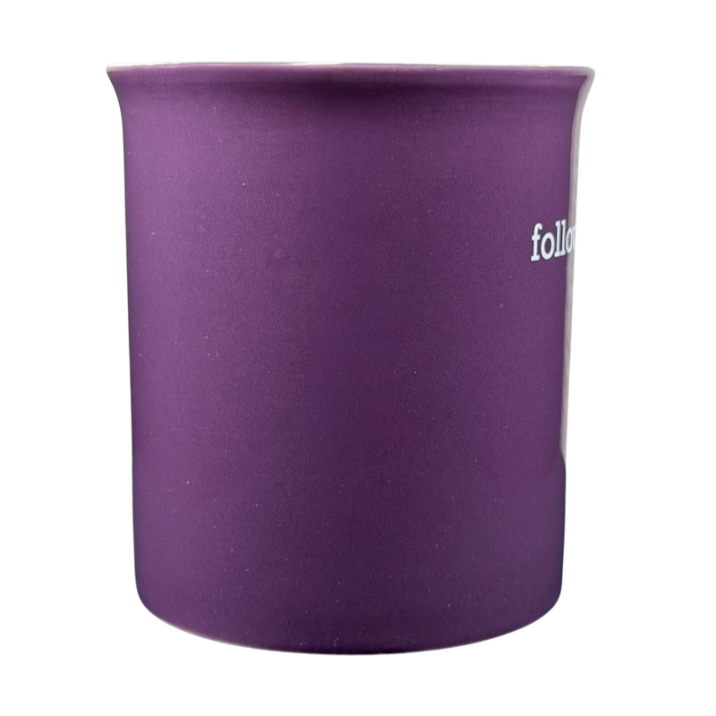 Follow Your Heart collectible THL purple mug with a smooth finish and modern design