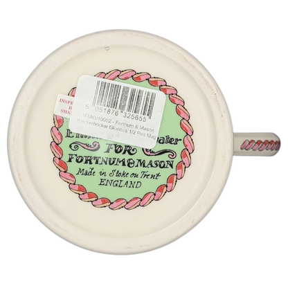 Emma Bridgewater Knickerbocker Glorious collectible mug Fortnum & Mason with decorative design on the base