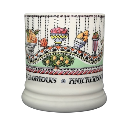 Emma Bridgewater Knickerbocker Glorious collectible mug Fortnum & Mason featuring colorful fruit designs