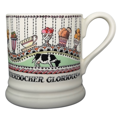 Emma Bridgewater Knickerbocker Glorious collectible mug Fortnum & Mason with colorful dessert motifs