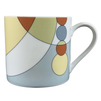 Noritake Frank Lloyd Wright collectible geometric mug featuring vibrant shapes and colors