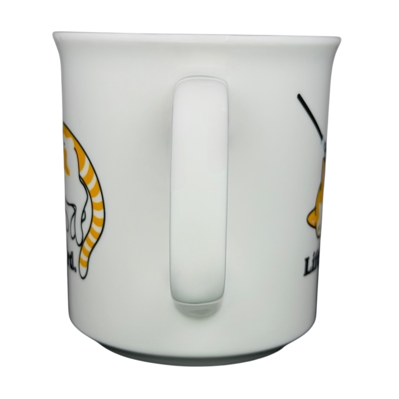 Life is Hard Orange Tabby Cat Mug Fred featuring a playful cat design on a white background