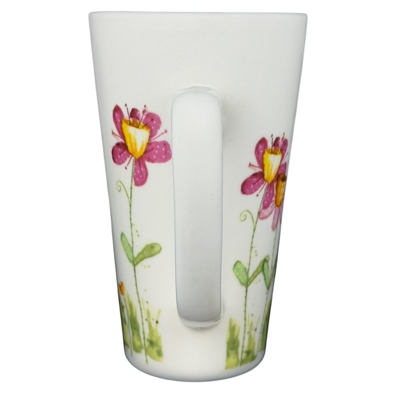 Natural Life Friends Like You Are Precious mug featuring colorful flower designs for delightful sipping