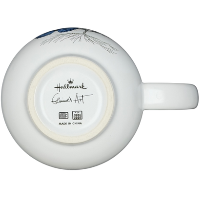 Hallmark Geninne's Art butterflies mug featuring a delicate butterfly design on a white background