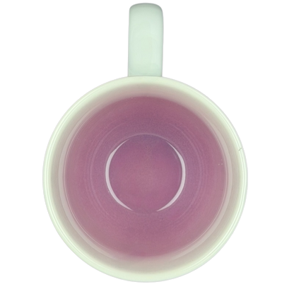 Geninne's Art floral bird mug with a smooth interior and subtle pastel colors