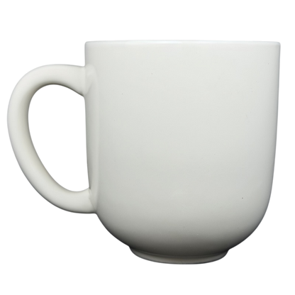 Geninne's Art Love Wins mug in a white ceramic design with a classic handle