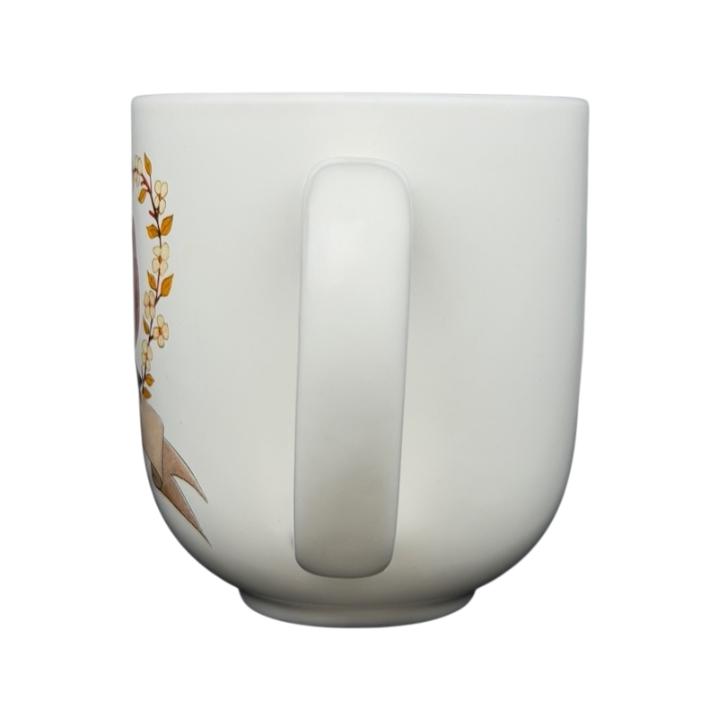 Hallmark Geninne's Art Love Wins mug featuring floral design and elegant handle